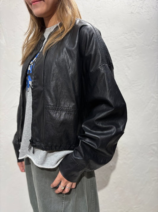 Faux Leather Jacket