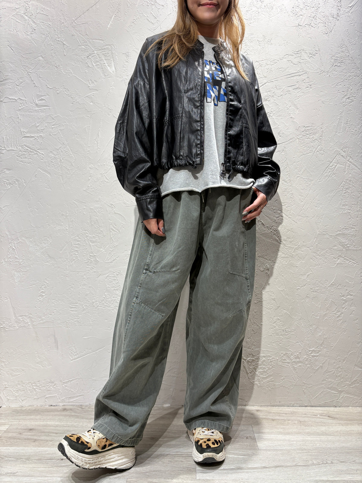 Faux Leather Jacket