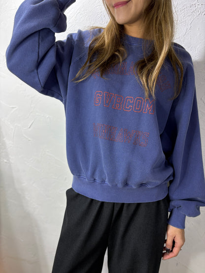 Washed Print Sweater