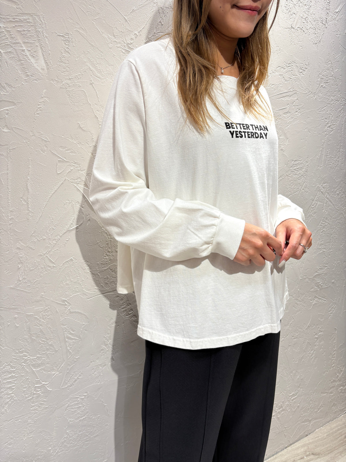 Text Font Long Sleeves T-shirt