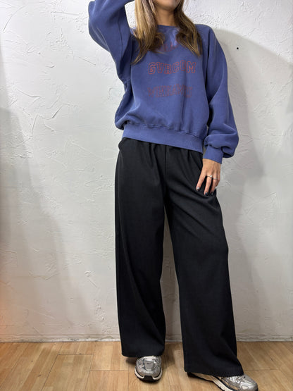 Washed Print Sweater