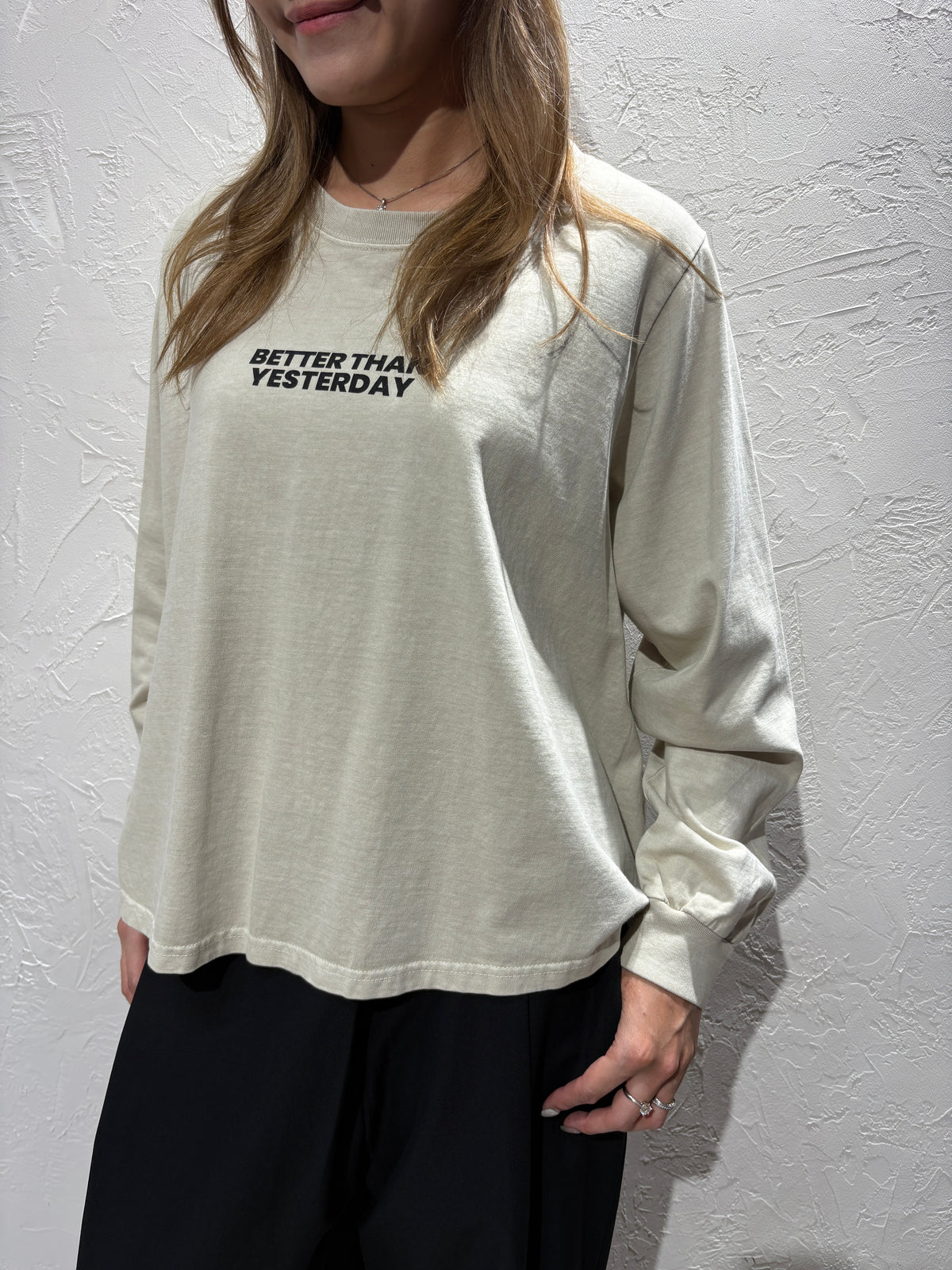Text Font Long Sleeves T-shirt