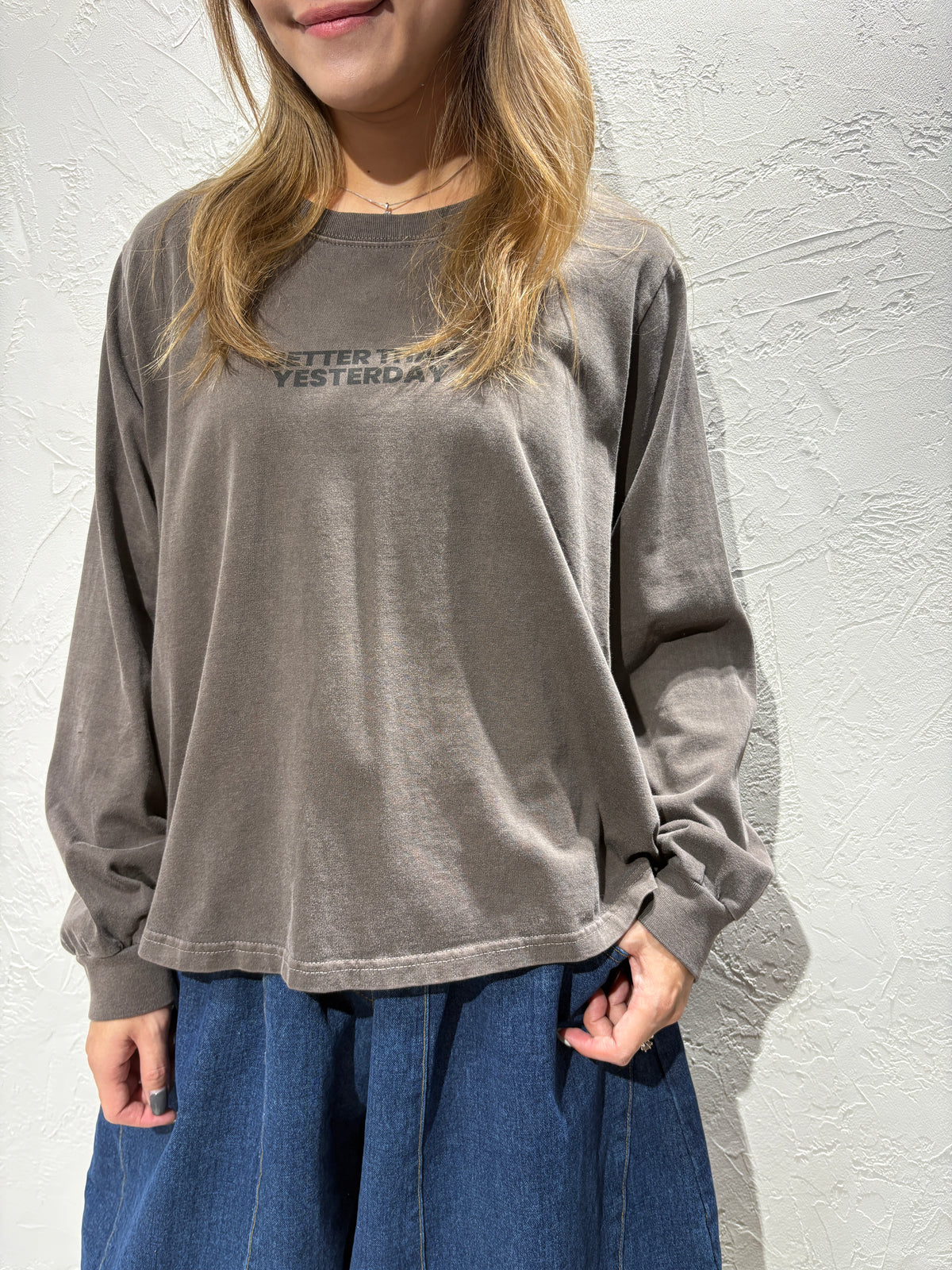 Text Font Long Sleeves T-shirt