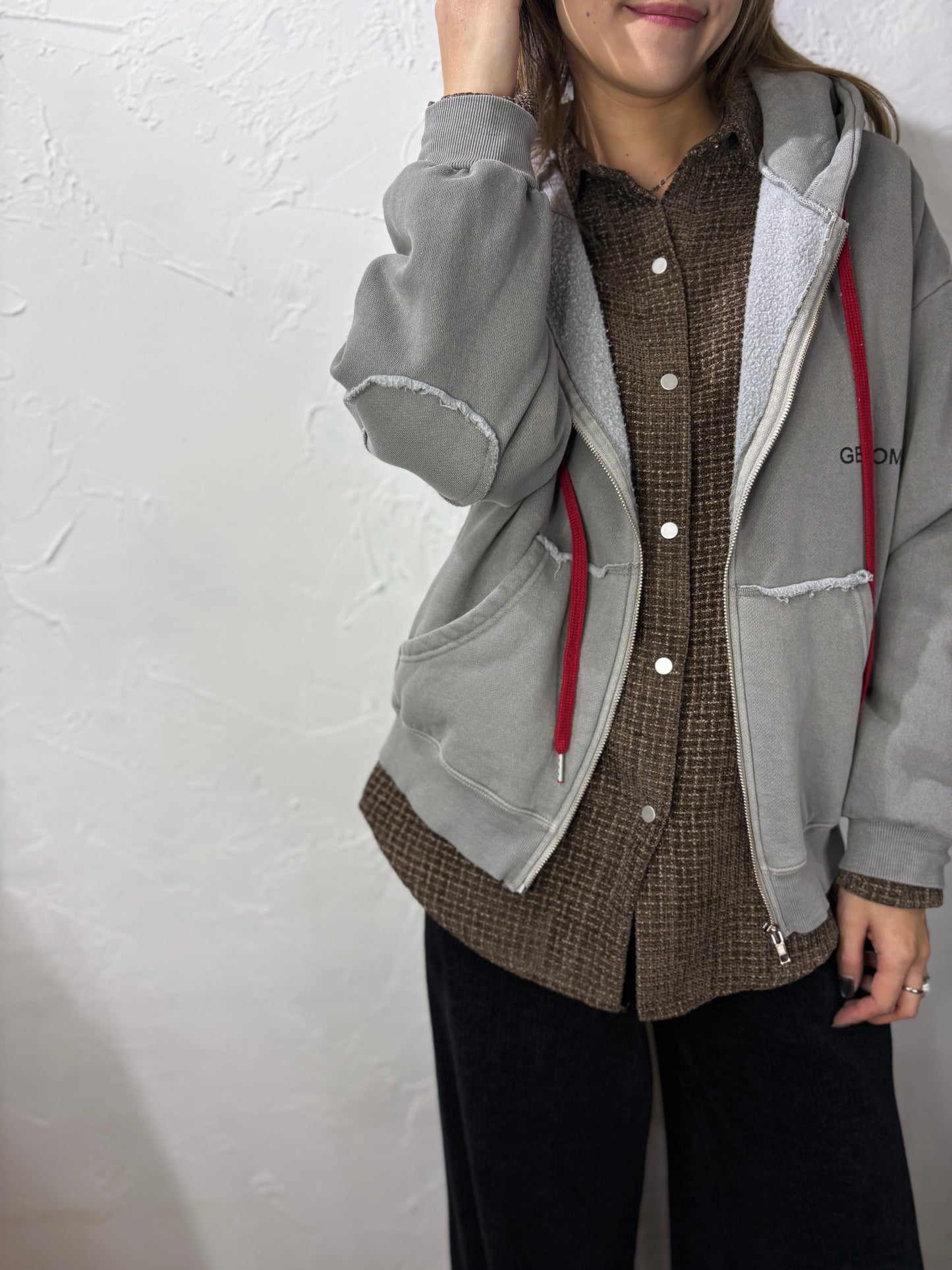 Text Zip-Up Jacket