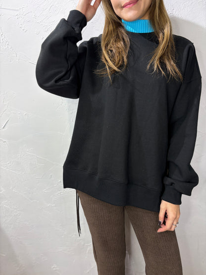 Fake Pleated Collar Sweater