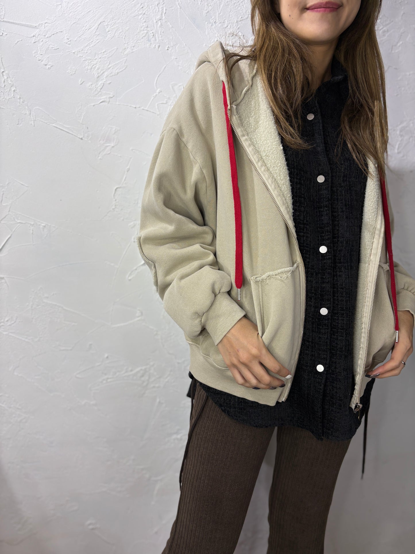 Text Zip-Up Jacket