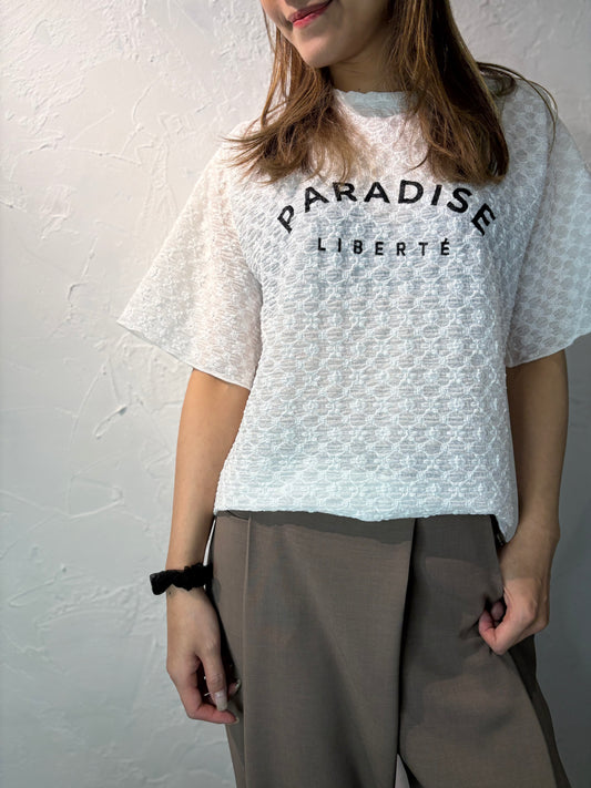 Wrinkle Text Top
