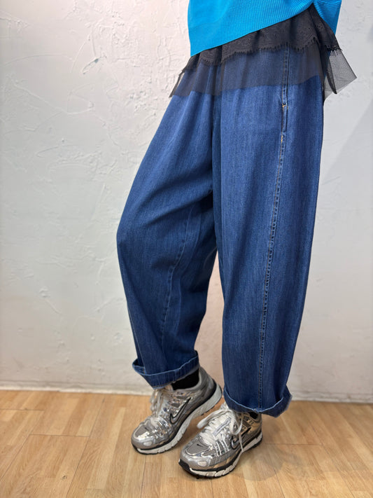柔軟牛仔褲
