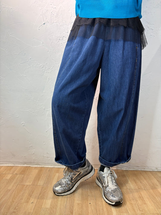柔軟牛仔褲
