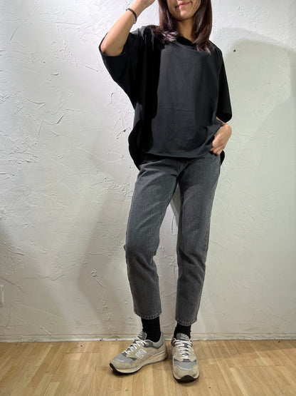 修身深色牛仔褲