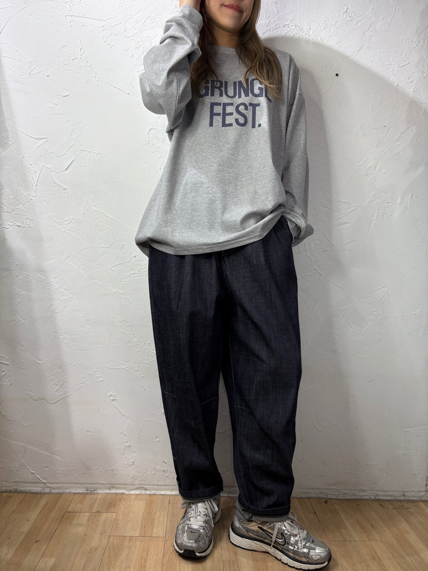 Text Long Sleeves Top