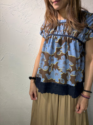 Foral Print Vest