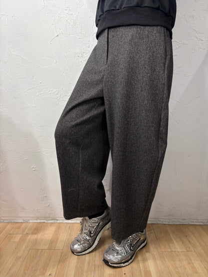 Velvet Curved Pants