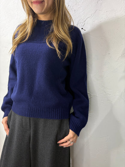 Plain Color Knit Top