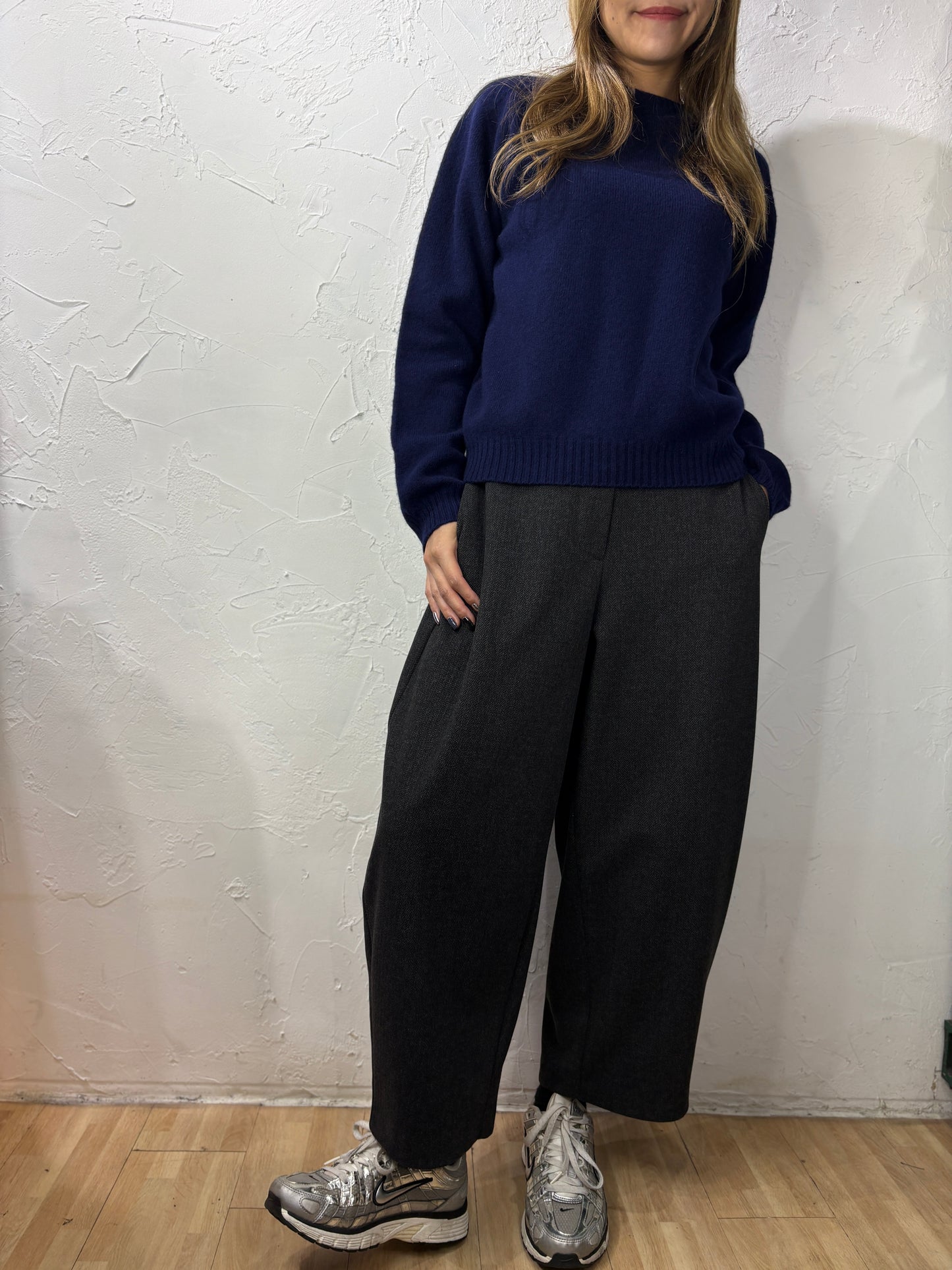 Plain Color Knit Top