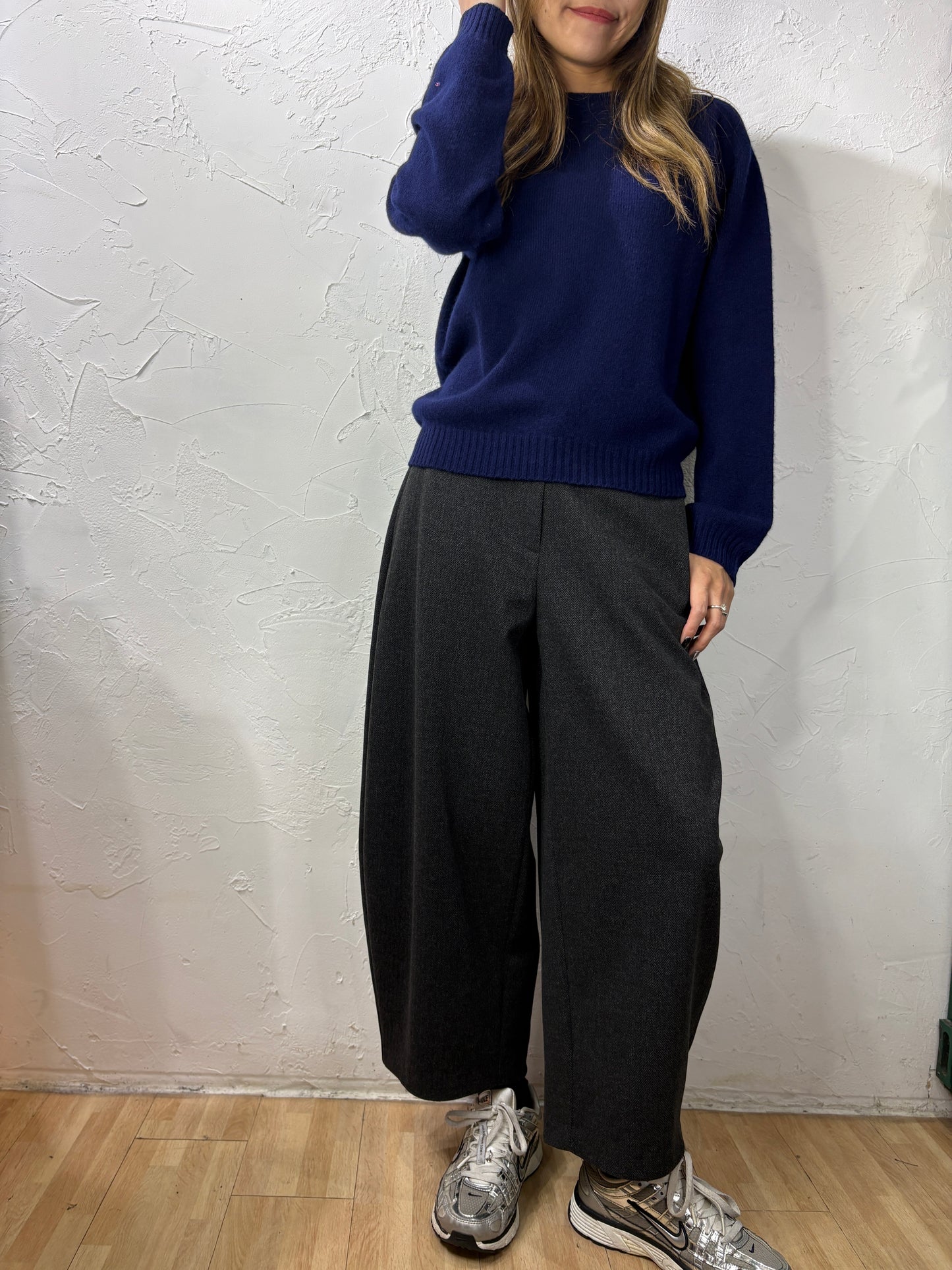 Plain Color Knit Top