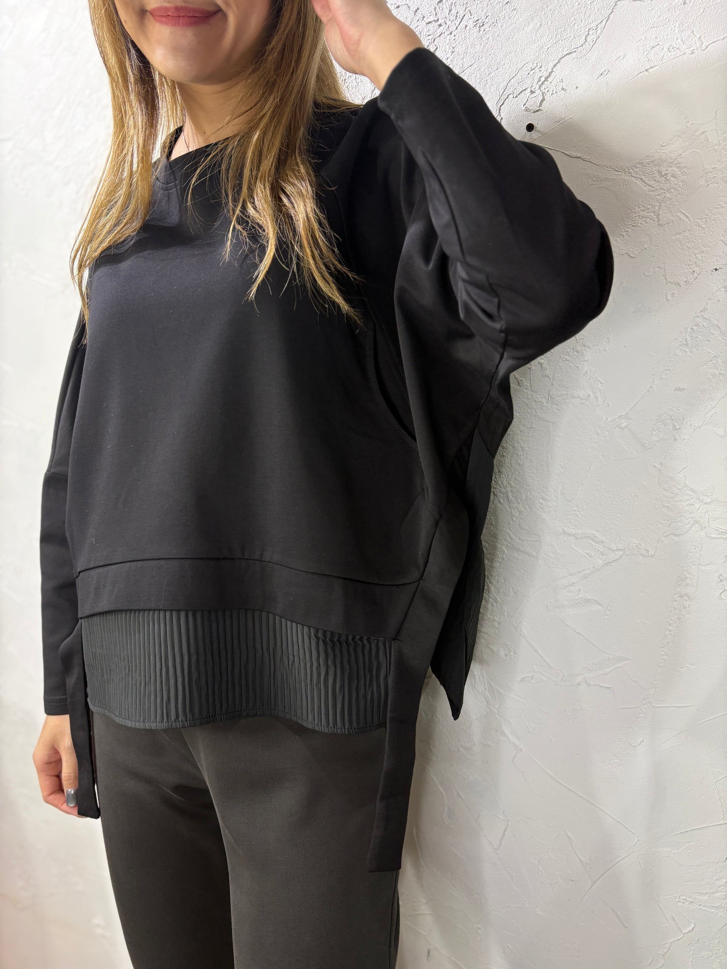 Patchwork Long Sleeves Top