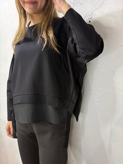 Patchwork Long Sleeves Top