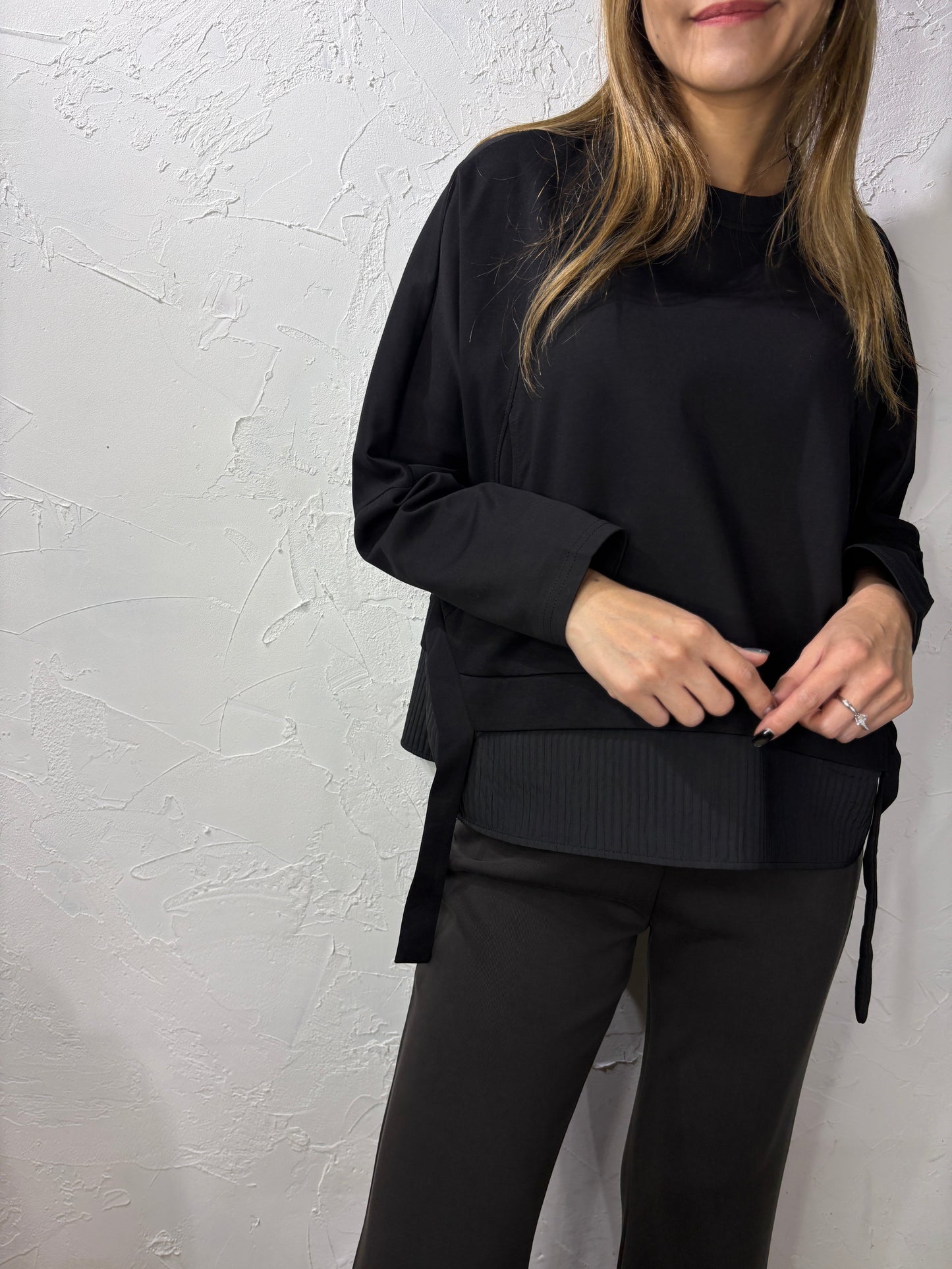 Patchwork Long Sleeves Top