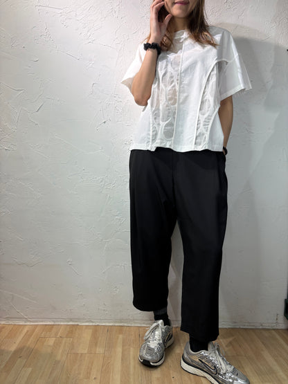 圖案拼布上衣