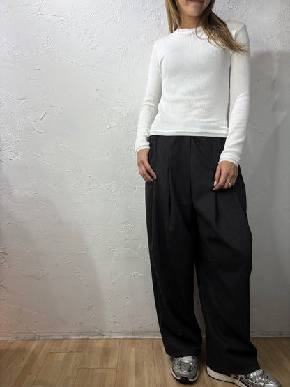 Lace Collar Plain Top