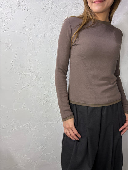 Lace Collar Plain Top