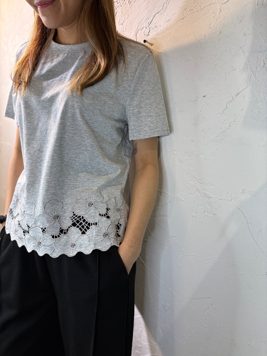 花卉刺繡上衣