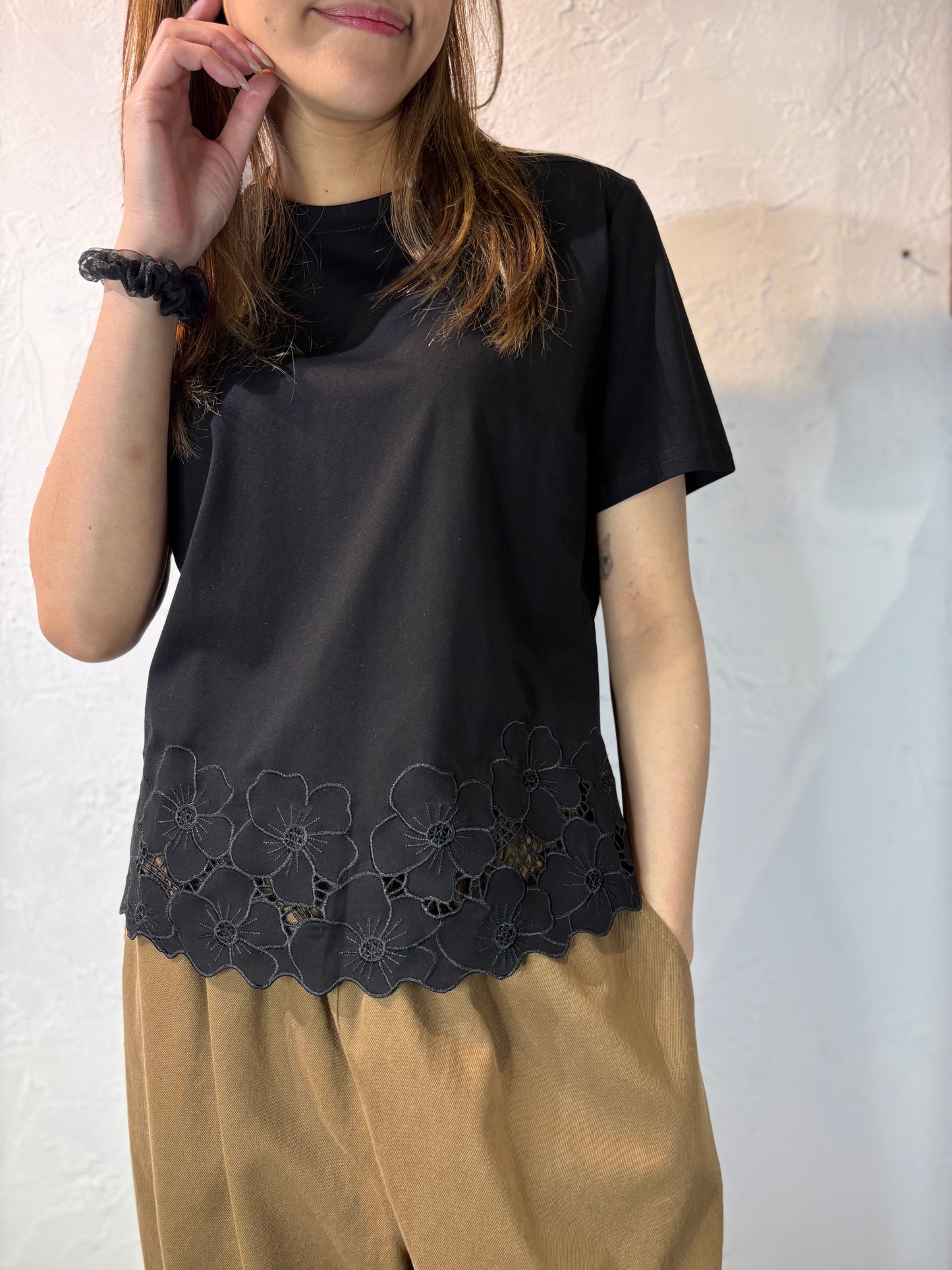 花卉刺繡上衣