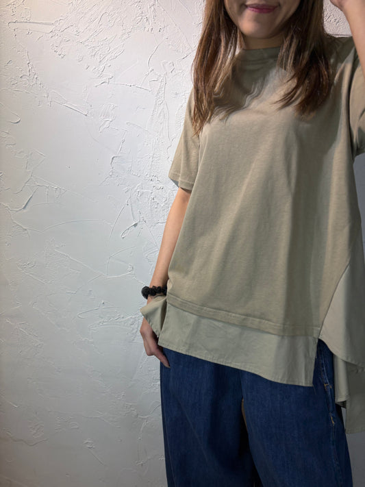 多層混合上衣