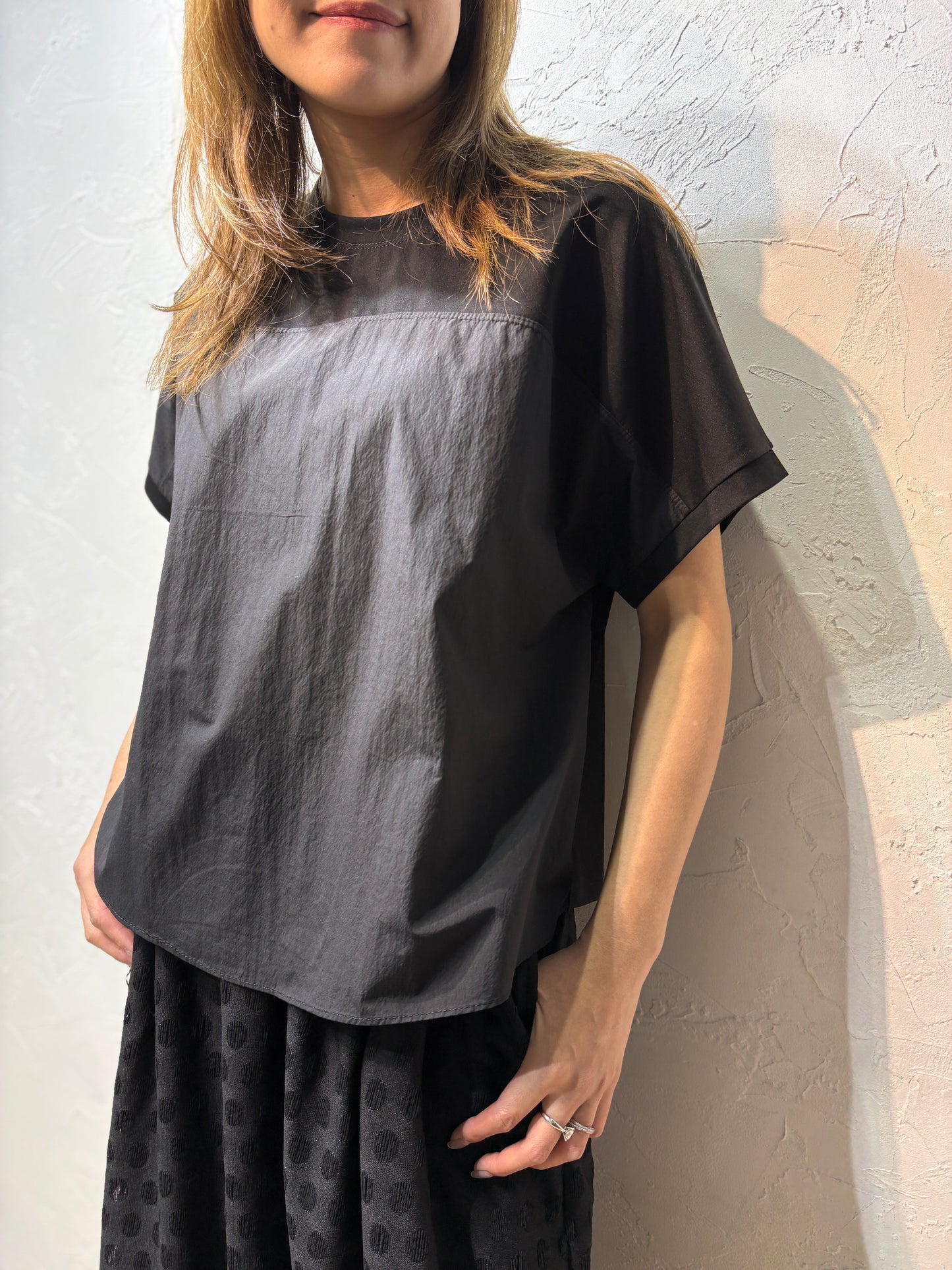 Mixed Material Top