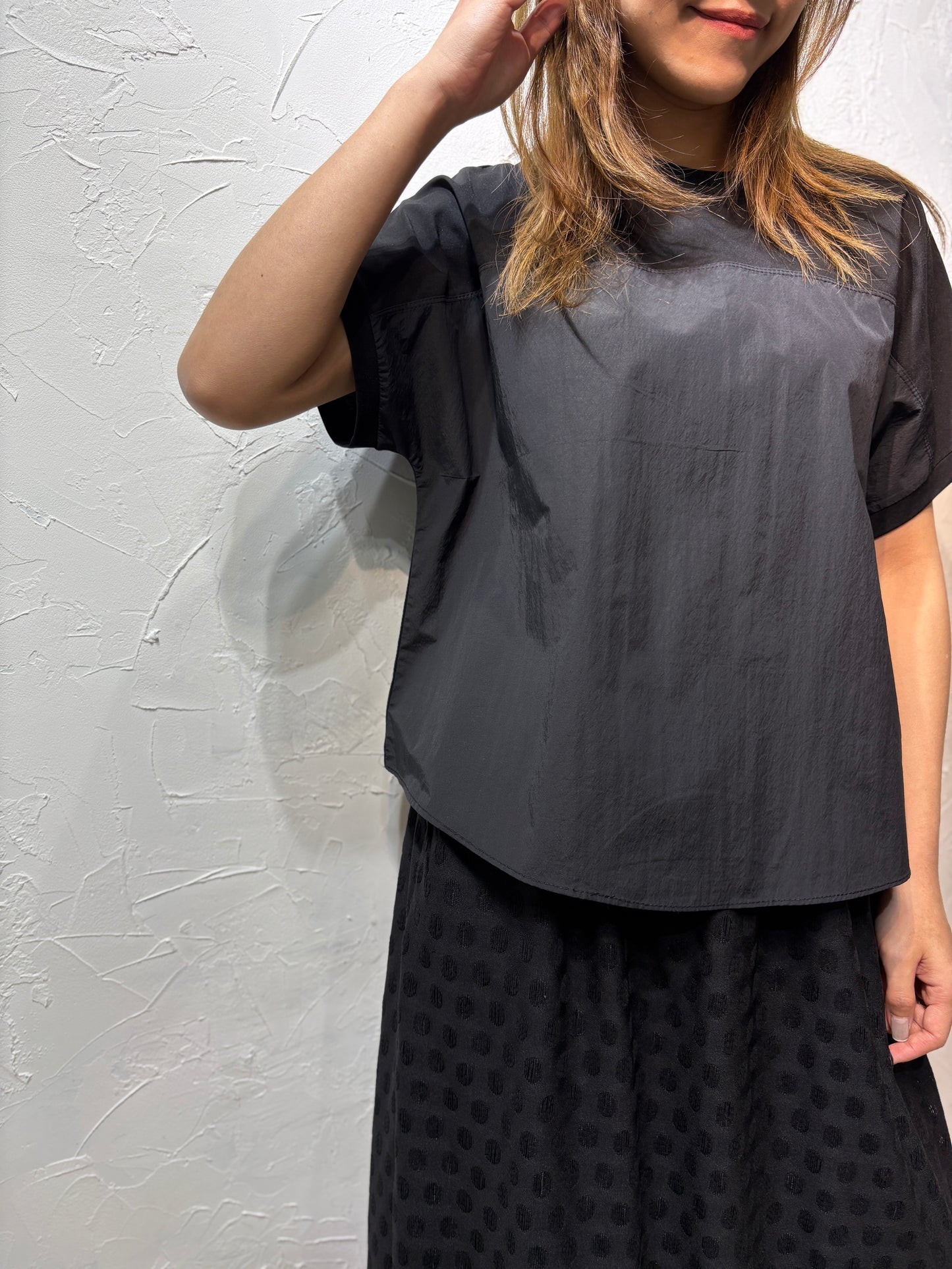 Mixed Material Top