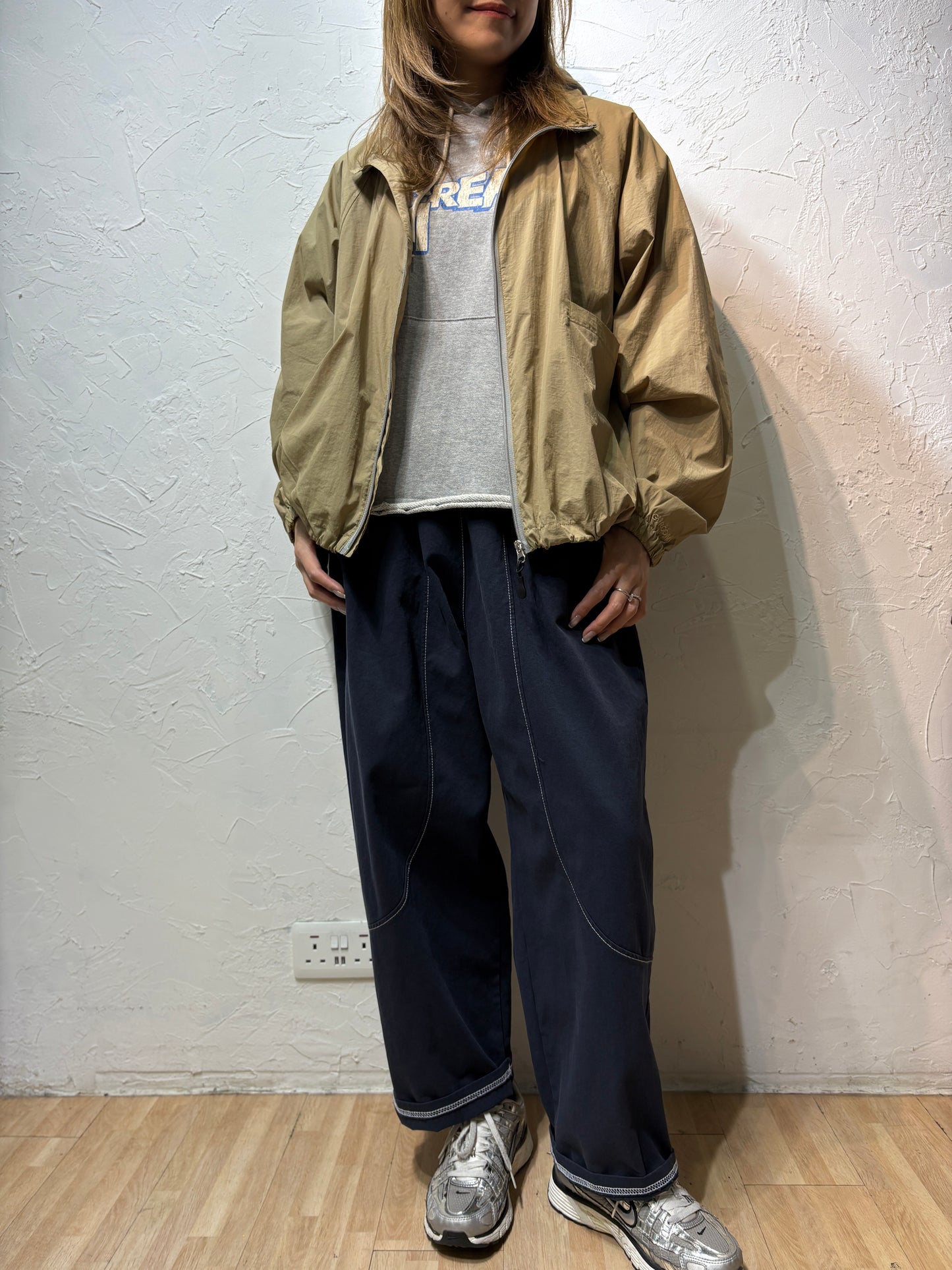 Plain Color Windbreaker