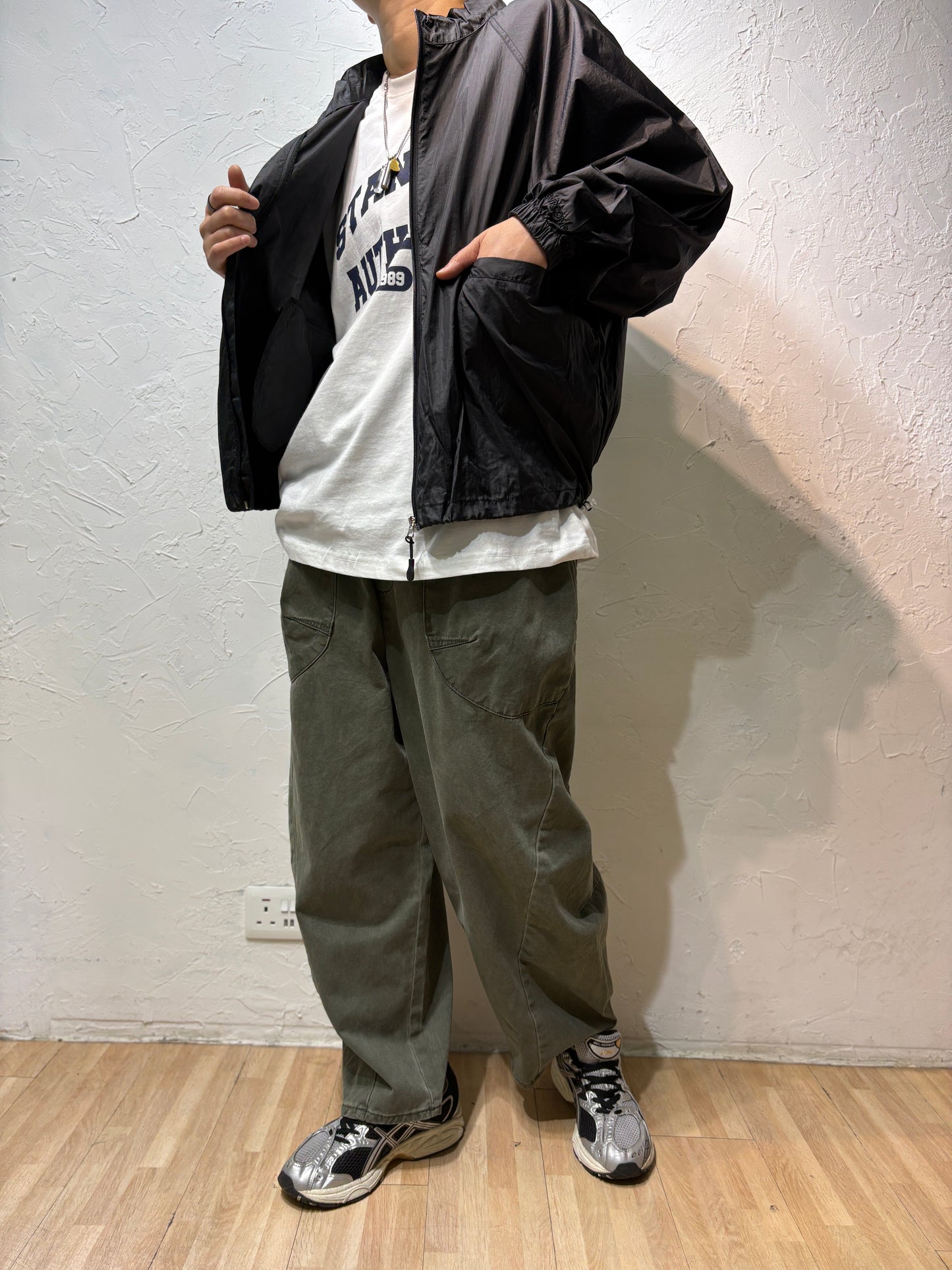 Plain Color Windbreaker
