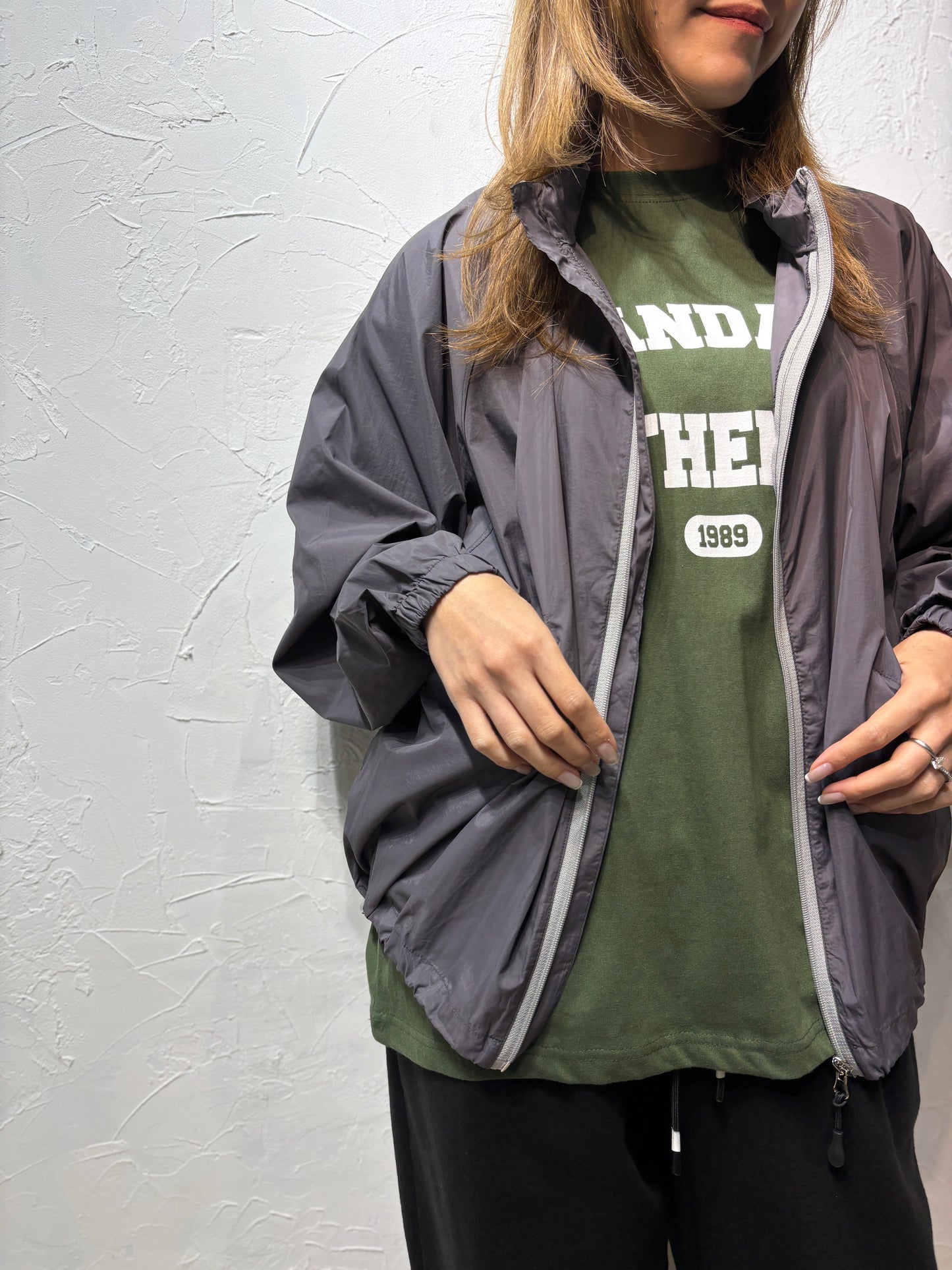 Plain Color Windbreaker