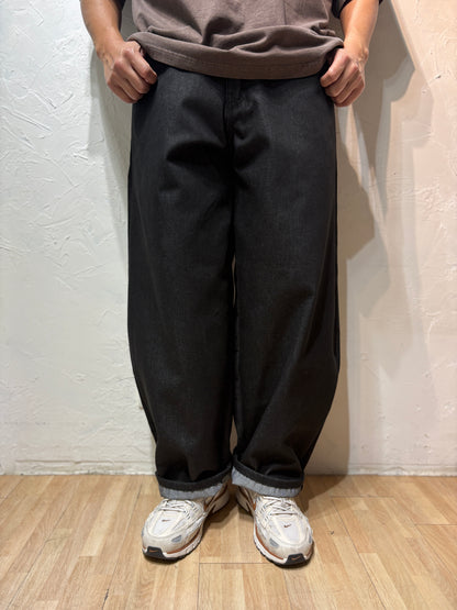 Button Straight Jeans