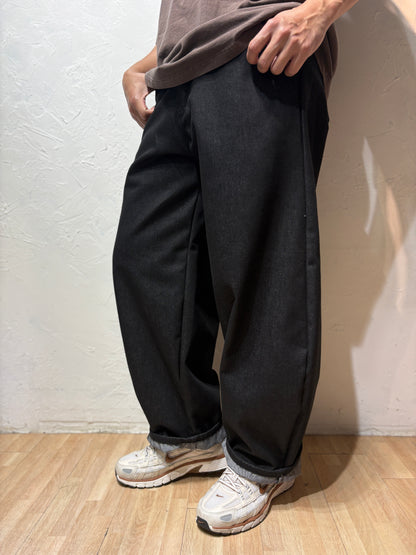 Button Straight Jeans