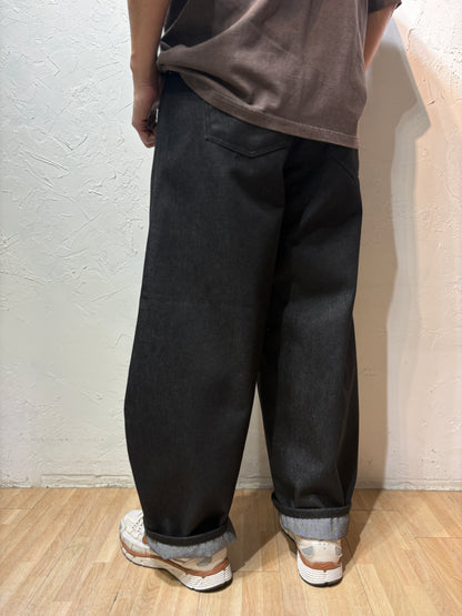 Button Straight Jeans