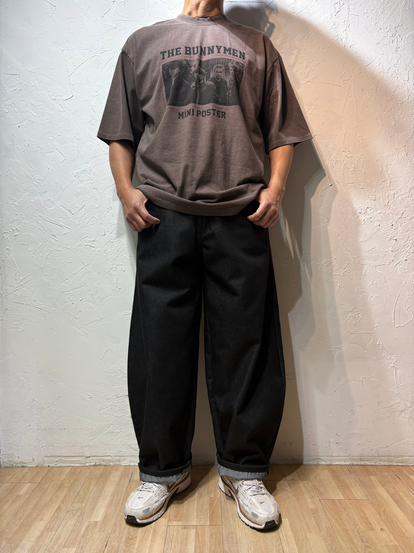 Button Straight Jeans