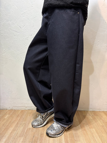 Button Straight Jeans
