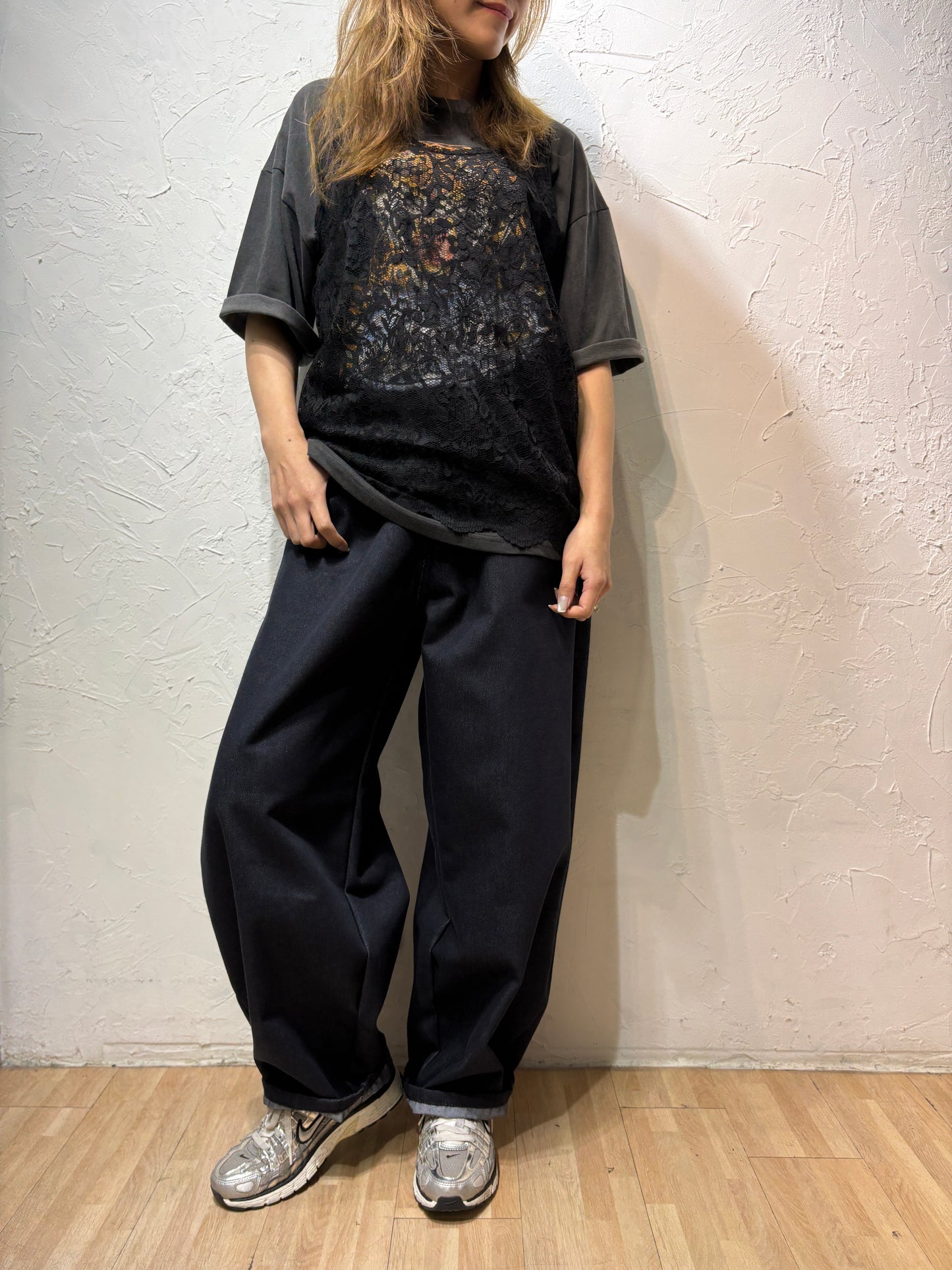 Button Straight Jeans
