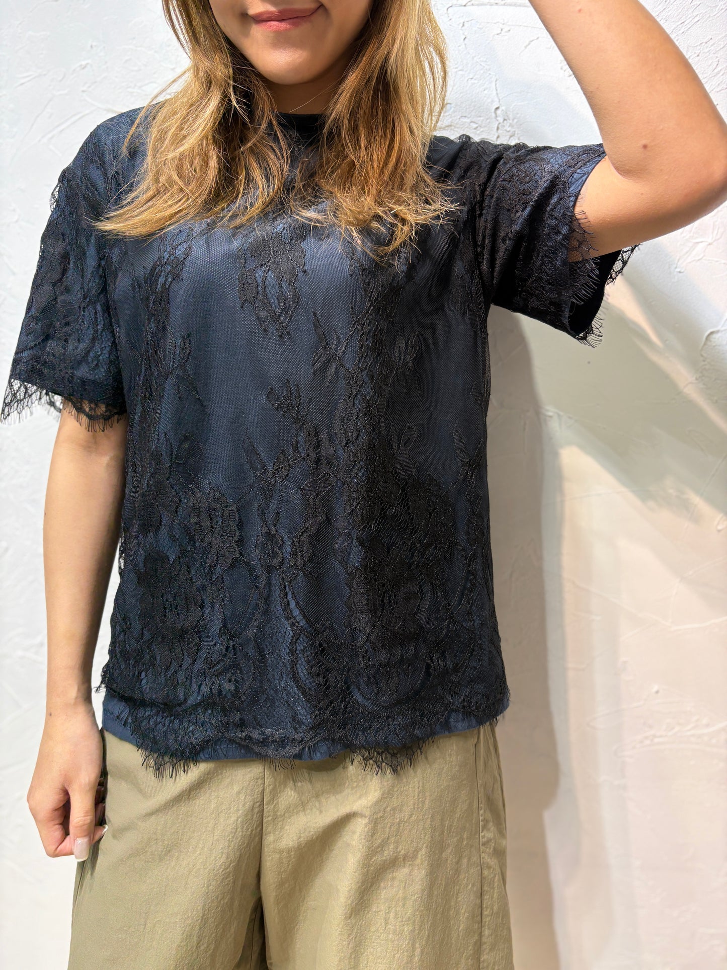 Double Side Lace Top