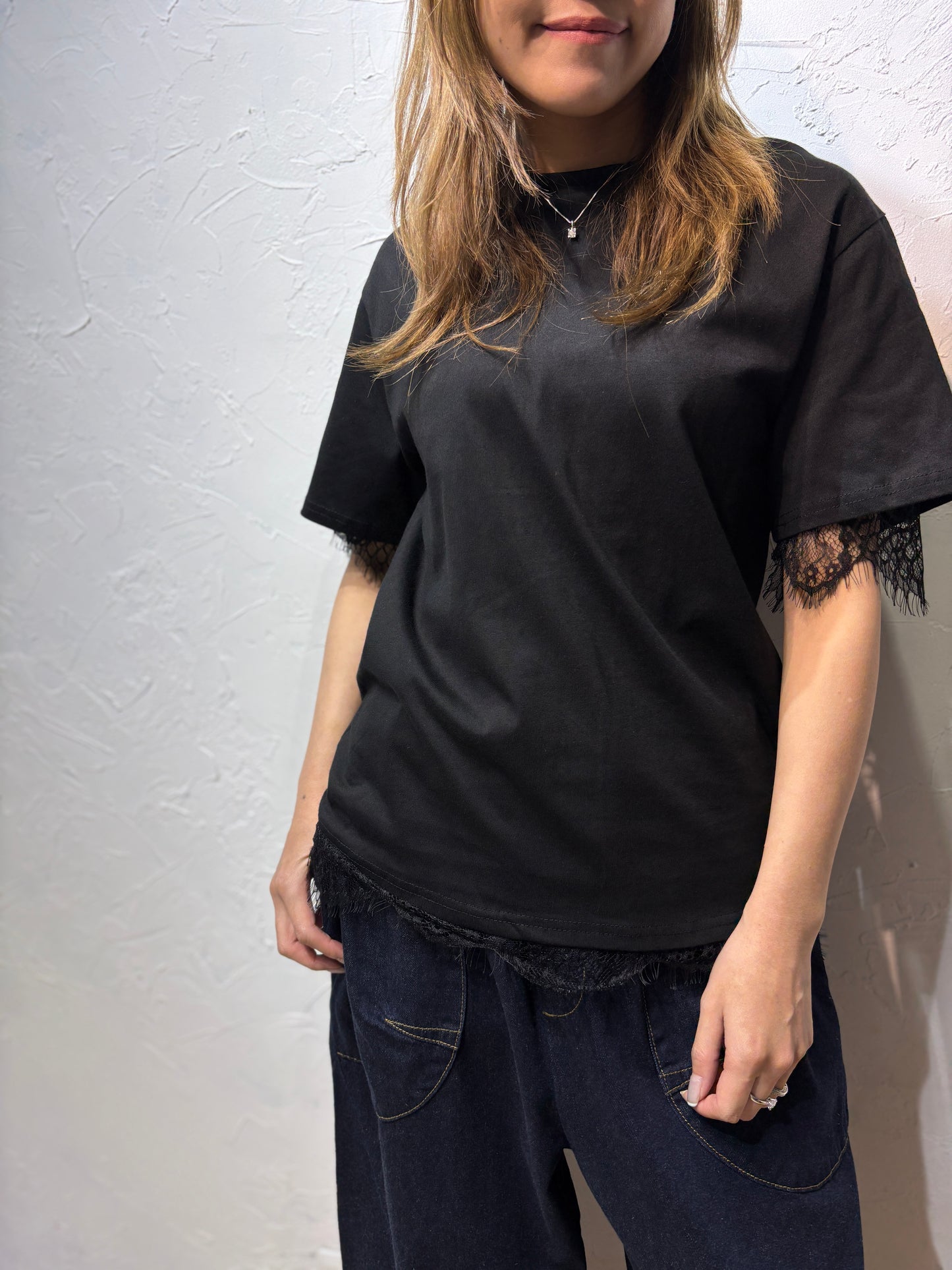 Double Side Lace Top