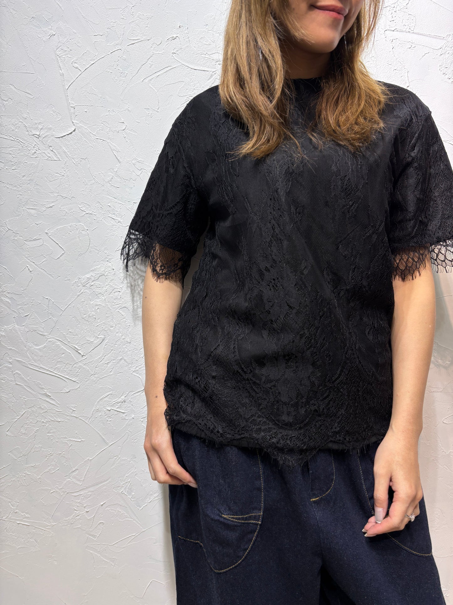 Double Side Lace Top