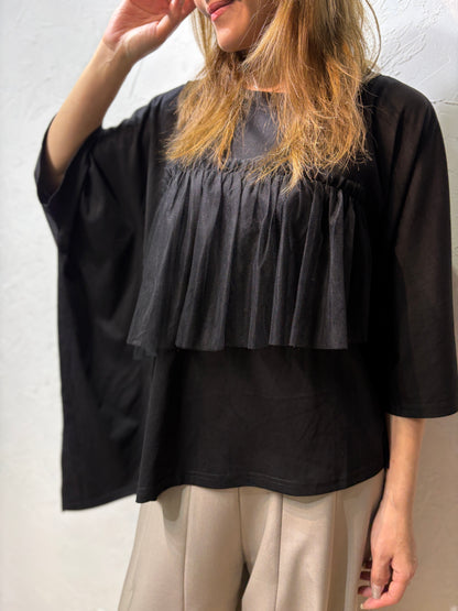 Lace Ruffle Top