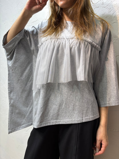 Lace Ruffle Top