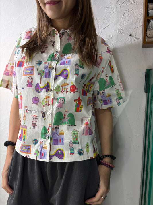 Cartoon Print Shirt