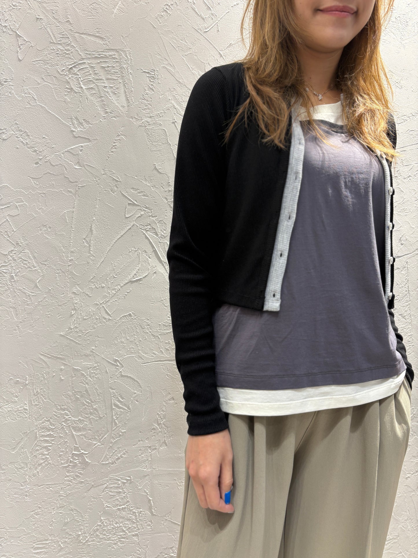 Fake Layer Cardigan