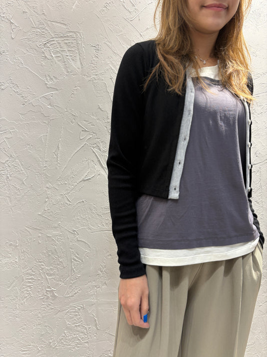 Fake Layer Cardigan
