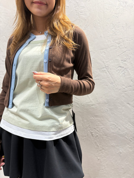 Fake Layer Cardigan