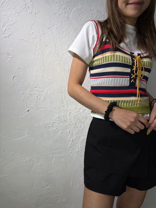 Color Knit Vest